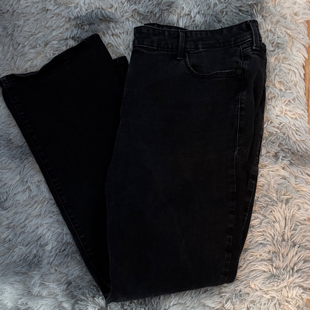 Old Navy Black Boot Cut Jeans